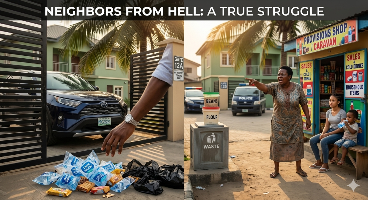 Troublesome neighbors are causing conflict in a residential street